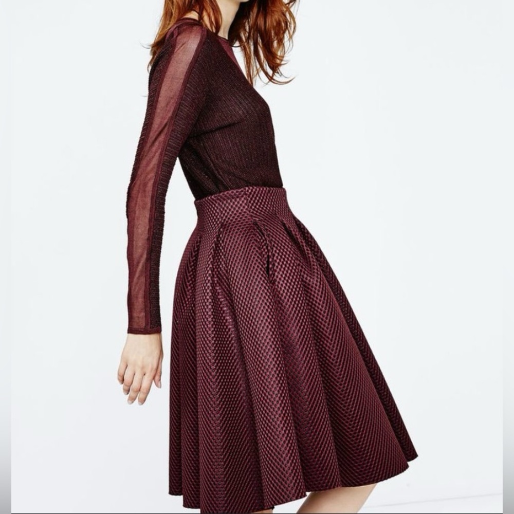 Maje high waisted skirt